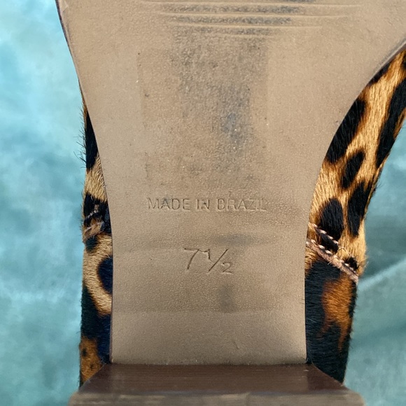 The Regan Boot by Madewell - Faux Leopard Calf Fur Women’s Size 7.5 - Picture 6 of 9